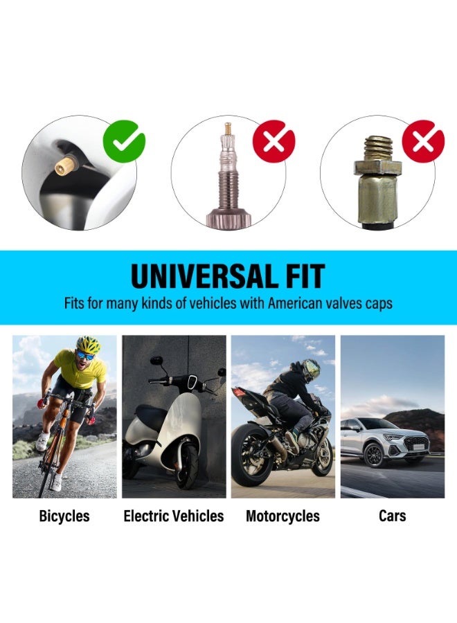 KISSUN Tire Valve Stem Cover, Metal Car Wheel Valve Stem Caps for X1 X3 M3 M5 X1 X5 X6 Z4 3 5 7 Series, Car Decoration Accessories - Image 5